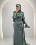 Eliza Evening dress Khaki