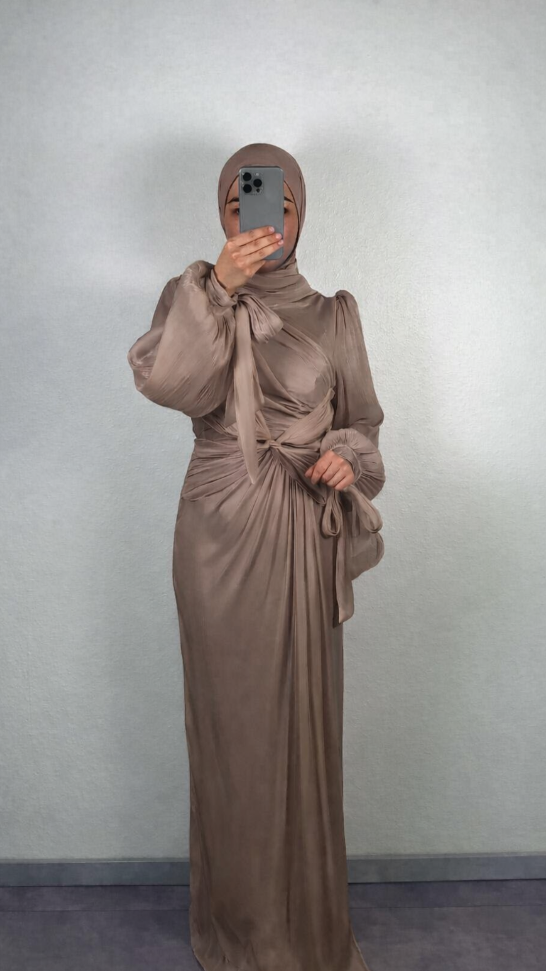 Yildiz Evening Dress Taupe