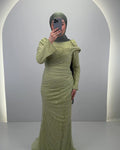 Vestido de noche Misa Verde