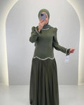 Vestido de noche Yagmur Verde
