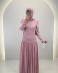 Vestido de noche Yagmur Rosa