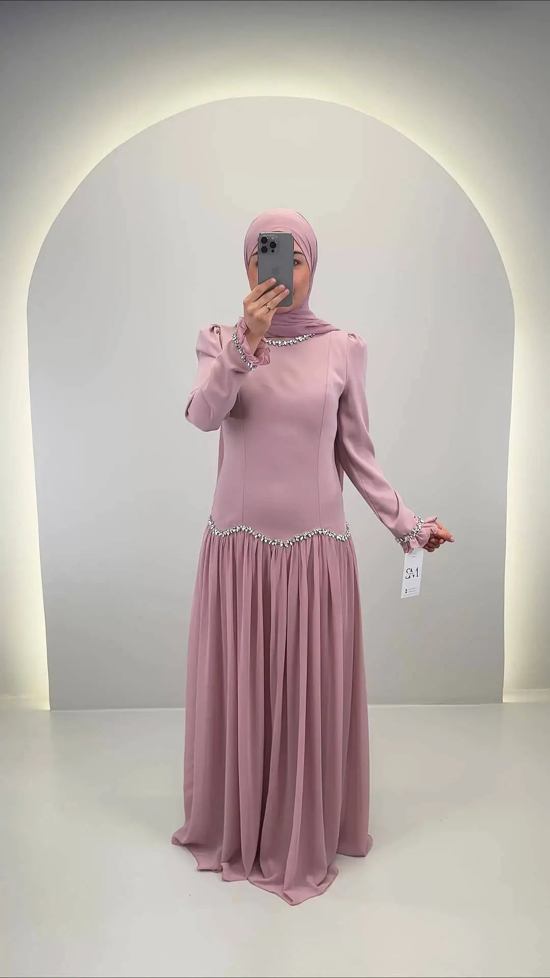 Yagmur Abendkleid Rosa