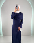 Vestido Maniya Azul Oscuro