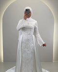Vestido de novia Azmia con Hijab