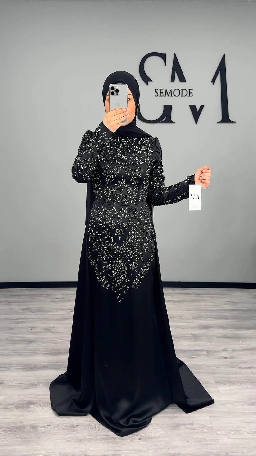 Ciara Abendkleid Schwarz - Semode