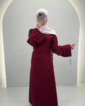 Vestido Elegante Burdeos