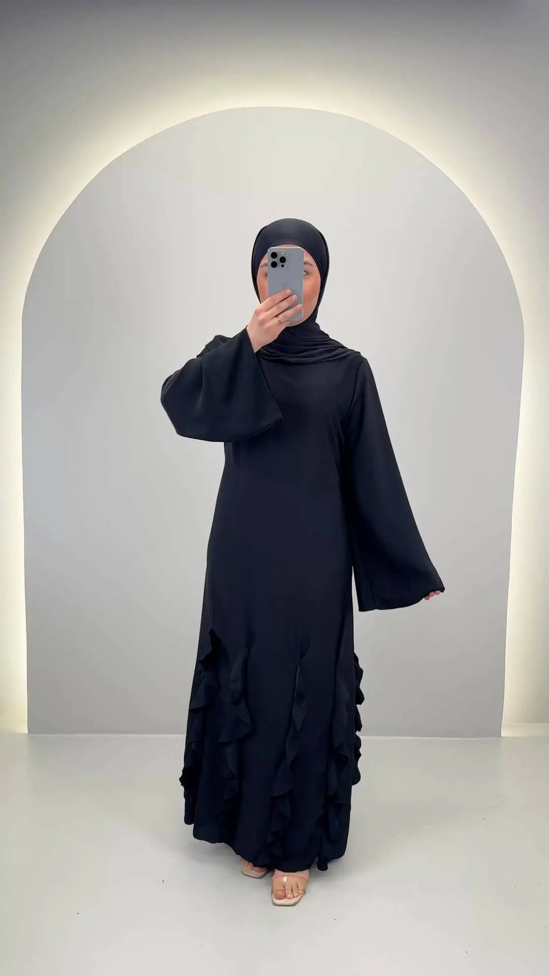 Vestido de noche Diya negro