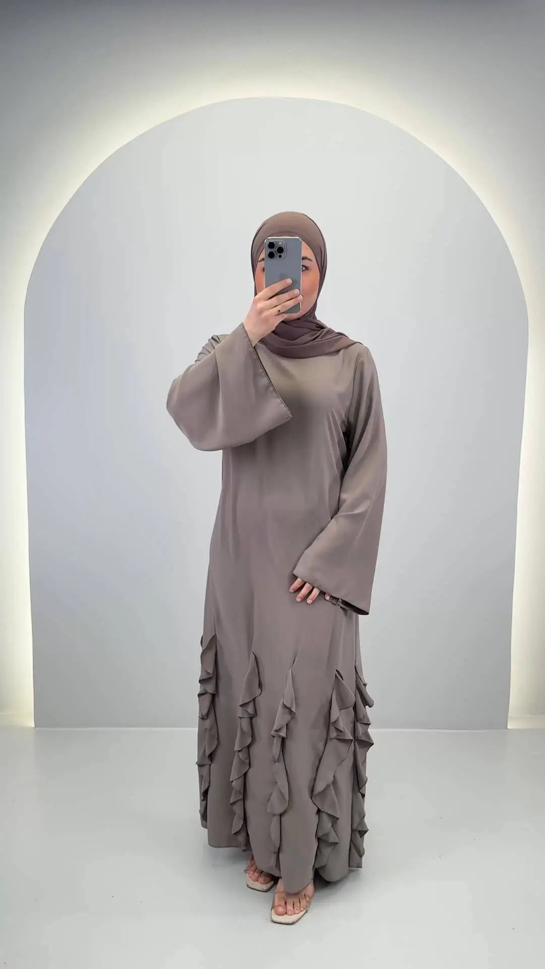 Diya Evening dress Taupe