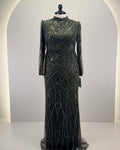 Noura Evening dress Khaki