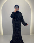 Vestido de noche Minara azul oscuro