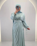 Meslina Vestido de Noche Menta