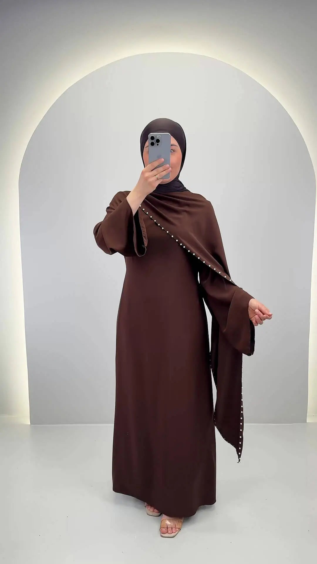 Zera Abendkleid Braun