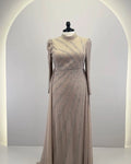 Vestido de noche Nayla Beige