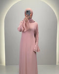Vestido de noche Fima rosa