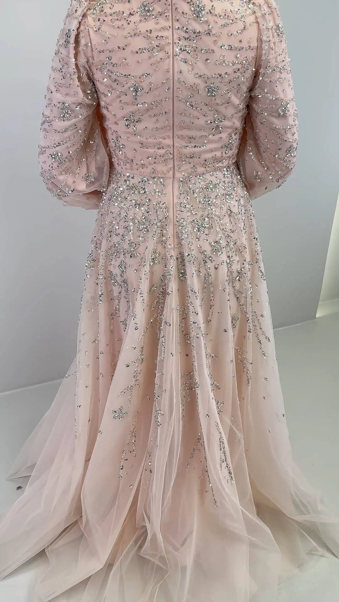 Vestido de noche Elsa rosa