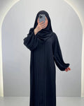 Conjunto Hifaya Abaya con Khimar Negro