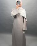 Vestido Elegante Topo