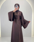 Nesa Abaya Kahverengi