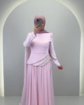 Vestido de noche Seyla Rosa