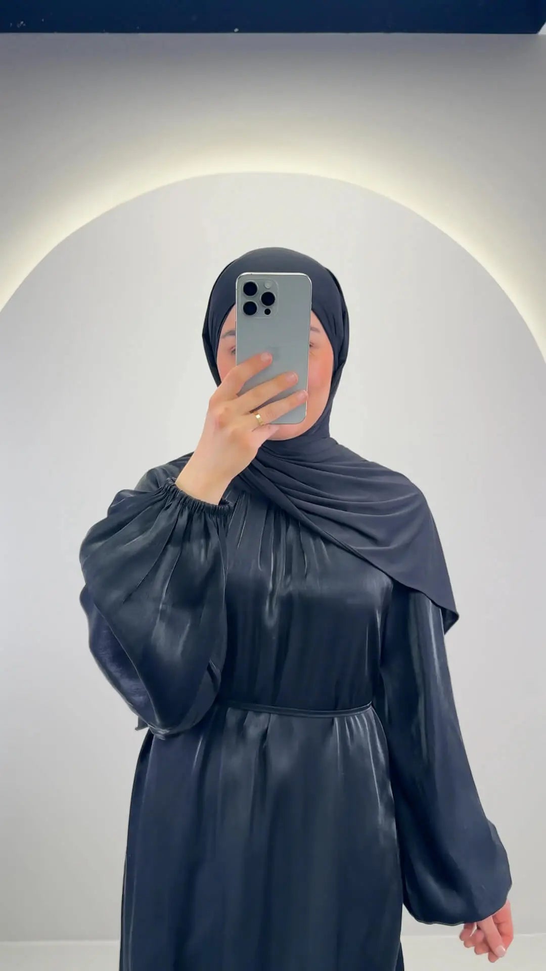 <tc>S</tc>i<tc>m</tc>la Abaya <tc>S</tc>negro