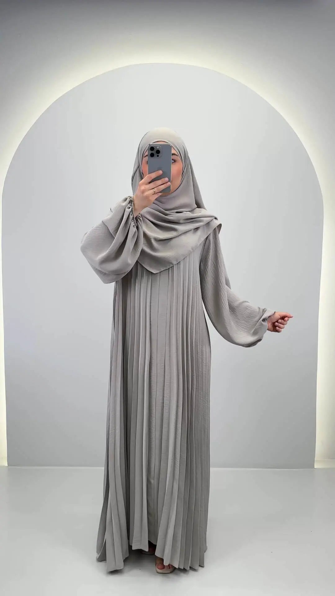 Abaya Hifaya <tc>S</tc>y <tc>m</tc>es Khi<tc>m</tc>ar Taupe