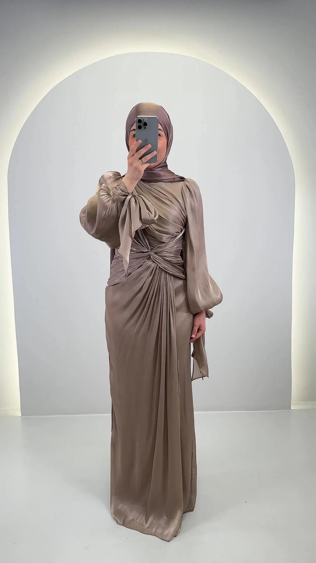 Vestido de noche Yildiz Topo