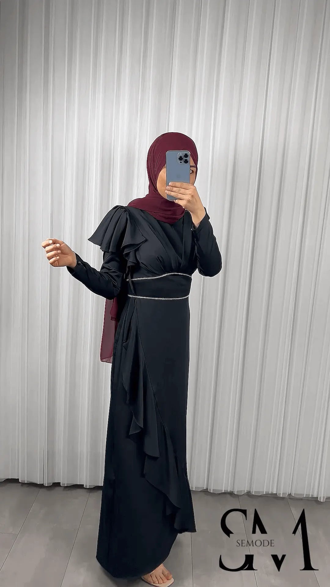 Gül Abendkleid Schwarz - Semode