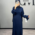 Vestido Mel Abaya Azul Oscuro