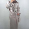 Yildiz Abendkleid Beige 01