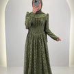 Vestido de noche Mina verde