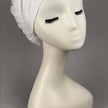 Bonnet con costura + Topuz blanco