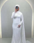 Liora Wedding dress with Hijab
