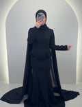 Vestido de noche Simay Negro