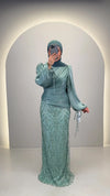 Vestido de noche Dian Mint 01