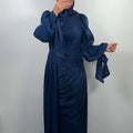 Vestido de noche Dunja azul oscuro