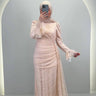 Vestido de noche Eliza Beige