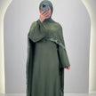 Vestido de noche Gizi verde