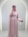 Vestido de noche Oysu Rosa