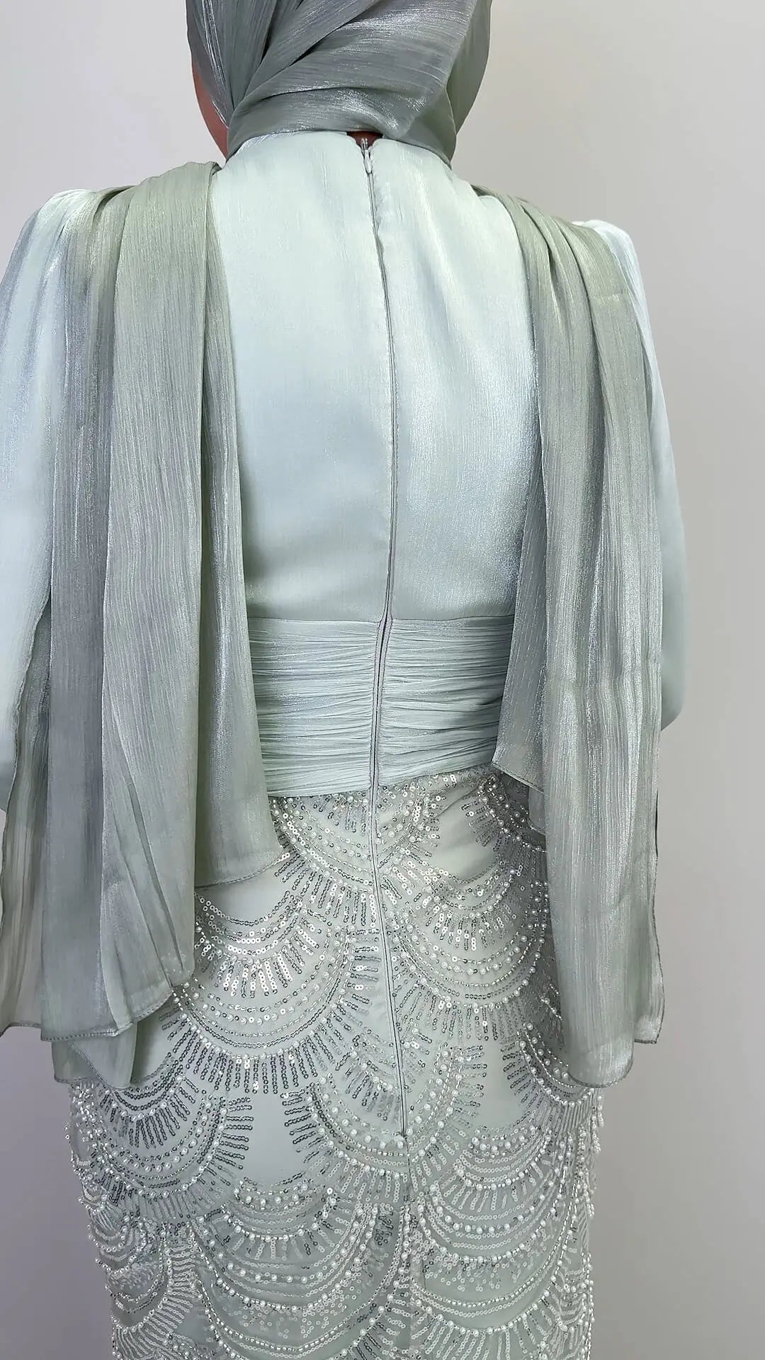 Vestido de noche Beys Mint