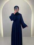 Vestido de noche Mıma Azul oscuro