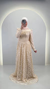 Mina Evening dress Beige