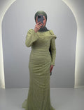 Vestido de noche Misa Verde