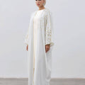 Hira Exclusive Abaya Set White