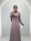 Vestido de noche Esma Topo