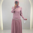 Vestido de noche Yagmur rosa