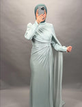Vestido de noche Arya Menta 01
