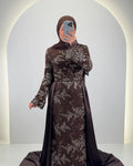 Azmia Evening dress Brown