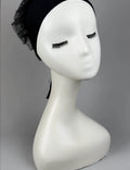 Bonnet con Costura + Topuz negro