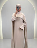 Vestido de noche Meriya Beige