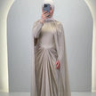 Vestido de noche Tiya Beige